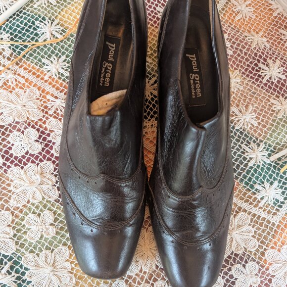 Paul Green ankle boot pumps, dark brown, 8.5 - Picture 2 of 5